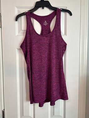 Athletic Racerback Tank Top - Plum Heather